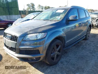 2015 Audi Q7 3.0T S line Prestige with VIN WA1DGAFEXFD001724, listed as a IAAI auction lot 41367612 with 57,066 mi miles. Bid and sale history available at carsss.com. Image 17.