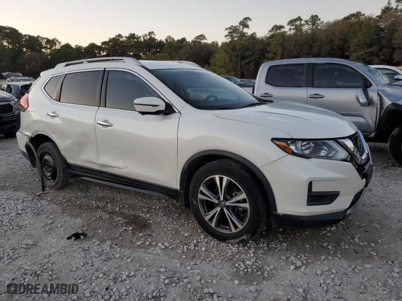 2019 Nissan Rogue SV with VIN 5N1AT2MT3KC792542, listed as a Copart auction lot 46987845 with 95,152 mi miles and Salvage Title. Bid and sale history available at carsss.com. Image 4.