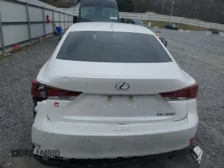 2020 Lexus IS with VIN JTHDA1D27L5107455, listed as a Copart auction lot 46362135 with 35,979 mi miles and Salvage Title. Bid and sale history available at carsss.com. Image 6.