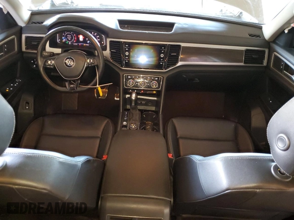 2019 Volkswagen Atlas SEL R-Line with VIN 1V2RR2CA3KC552024, listed as a Copart auction lot 55373015 with 110,655 mi miles and Salvage title. Bid and sale history available at DreamBid. Image 8.