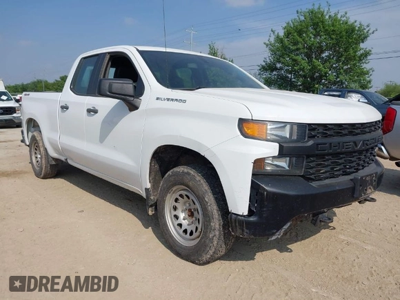 2020 Chevrolet Silverado 1500 Work Truck with VIN 1GCRYAEF9LZ177262, listed as a IAAI auction lot 41895915 with 65,436 mi miles and . Bid and sale history available at DreamBid. Image 1.