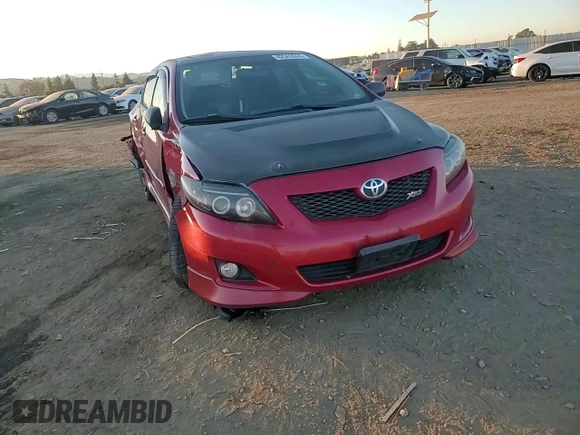 2009 Toyota Corolla XRS with VIN 1NXBE40E09Z159860, listed as a Copart auction lot 42563605 with 183,694 mi miles and Salvage Title. Bid and sale history available at carsss.com. Image 11.