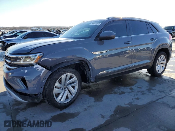 2021 Volkswagen Atlas SE with VIN 1V2JC2CA8MC232764, listed as a Copart auction lot 85885294 with 76,563 mi miles and Clean title. Bid and sale history available at DreamBid. Image 1.