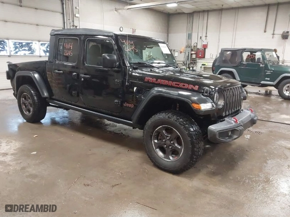 2022 Jeep Gladiator Rubicon with VIN 1C6JJTBGXNL112413, listed as a IAAI auction lot 41142645 with NaN miles. Bid and sale history available at carsss.com. Image 1.