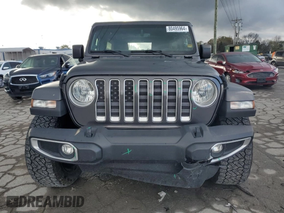 2022 Jeep Wrangler Unlimited Sahara Altitude with VIN 1C4HJXEG9NW269598, listed as a Copart auction lot 80495964 with 23,869 mi miles and Salvage title. Bid and sale history available at DreamBid. Image 5.