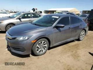 2018 Honda Civic EX with VIN 19XFC2F70JE043957, listed as a Copart auction lot 52217275 with 87,175 mi miles and Salvage Title. Bid and sale history available at DreamBid. Image 1.