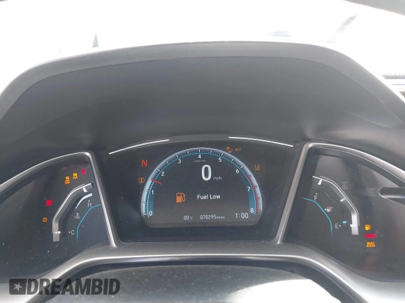 2020 Honda Civic EX-L with VIN 19XFC1F7XLE209835, listed as a IAAI auction lot 41699175 with 70,295 mi miles and . Bid and sale history available at DreamBid. Image 7.
