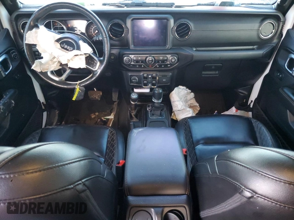 2020 Jeep Wrangler Unlimited Sahara Altitude z VIN 1C4HJXEG2LW319304, wystawiony jako Copart lot #88274015 z przebiegiem 50 599 mil mil oraz Szkoda całkowita • Salvage title. Historia ofert i sprzedaży dostępna na DreamBid. Obrazek 8.
