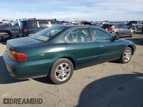 1999 Acura TL with VIN 19UUA5657XA037518, listed as a Copart auction lot 87034774 with 161,808 mi miles and Clean Title. Bid and sale history available at carsss.com. Image 3.