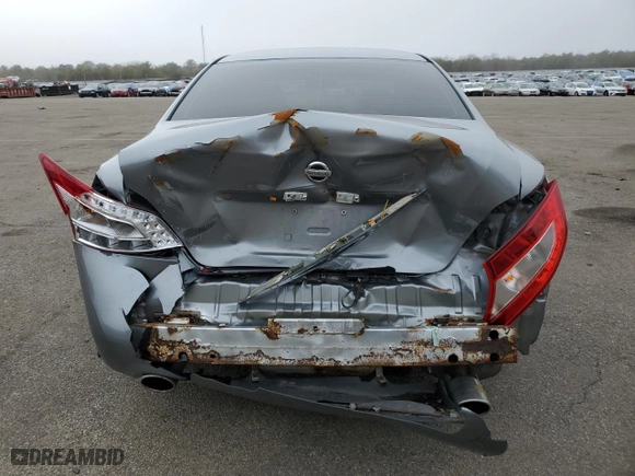 2009 Nissan Maxima 3.5 S with VIN 1N4AA51E69C845638, listed as a Copart auction lot 49789285 with 206,433 mi miles and Salvage Title. Bid and sale history available at carsss.com. Image 6.