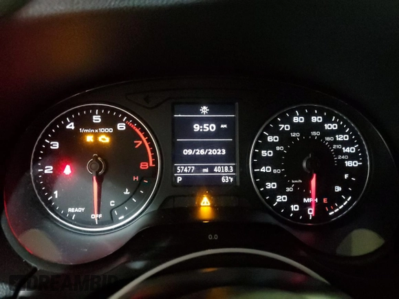 2017 Audi A3 Sedan Premium Plus with VIN WAUJ8GFF1H1036428, listed as a Copart auction lot 68144473 with 57,477 mi miles and Salvage Title. Bid and sale history available at carsss.com. Image 9.