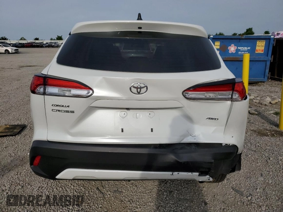 2023 Toyota Corolla Cross L with VIN 7MUAAABG1PV045317, listed as a Copart auction lot 55485385 with 30,626 mi miles and Non repairable. Bid and sale history available at DreamBid. Image 6.