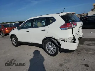 2016 Nissan Rogue S with VIN KNMAT2MT6GP595644, listed as a Copart auction lot 54552665 with 48,004 mi miles and Salvage Title. Bid and sale history available at carsss.com. Image 2.