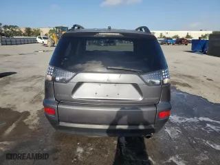 2010 Mitsubishi Outlander SE with VIN JA4AS3AW6AZ018626, listed as a Copart auction lot 51621035 with 184,953 mi miles and Salvage Title. Bid and sale history available at carsss.com. Image 6.