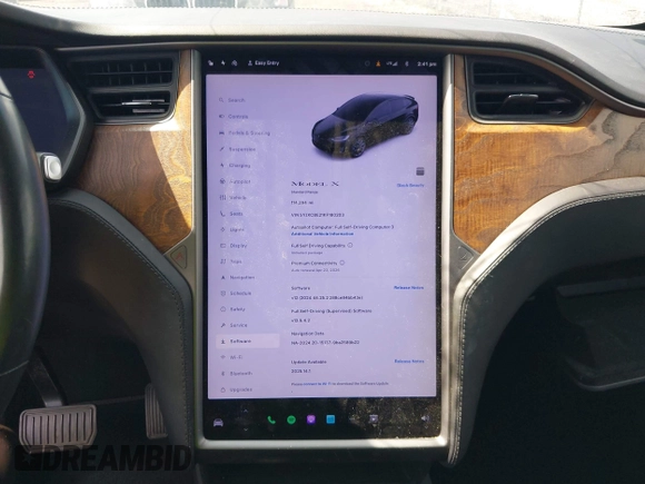 2019 Tesla Model X 75D with VIN 5YJXCBE21KF180203, listed as a IAAI auction lot 42190255 with 114,294 mi miles and . Bid and sale history available at DreamBid. Image 18.
