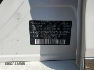 2015 Hyundai Azera Limited z VIN KMHFH4JG5FA431938, wystawiony jako Copart lot #48784475 z przebiegiem 59 293 mil mil oraz Szkoda całkowita • Salvage title. Historia ofert i sprzedaży dostępna na DreamBid. Obrazek 12.