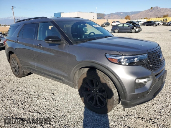 2021 Ford Explorer ST with VIN 1FM5K8GC4MGB71180, listed as a Copart auction lot 83975774 with 35,396 mi miles and Salvage Title. Bid and sale history available at carsss.com. Image 4.