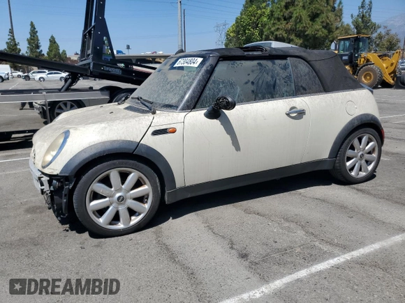 2008 MINI Convertible z VIN WMWRF33518TG19506, wystawiony jako Copart lot #67304804 z przebiegiem Nie podano mil oraz Czysty tytuł • Clean title. Historia ofert i sprzedaży dostępna na DreamBid. Obrazek 1.