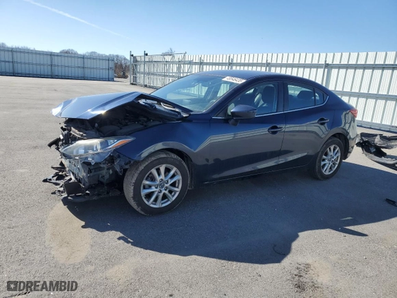 2016 Mazda Mazda3 i Sport with VIN JM1BM1U79G1281102, listed as a Copart auction lot 48546435 with 125,525 mi miles and Salvage Title. Bid and sale history available at carsss.com. Image 1.