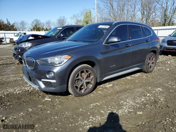 2018 BMW X1 xDrive28i with VIN WBXHT3C30J5K27472, listed as a Copart auction lot 52106655 with 120,936 mi miles and Clean Title. Bid and sale history available at carsss.com. Image 1.