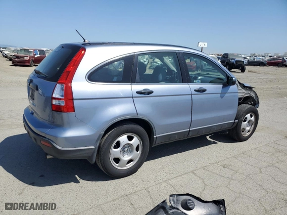 2007 Honda CR-V LX with VIN JHLRE48377C032437, listed as a Copart auction lot 53153045 with 108,949 mi miles and Salvage Title. Bid and sale history available at carsss.com. Image 3.