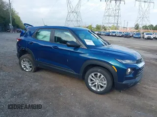 2021 Chevrolet TrailBlazer LS with VIN KL79MNSL6MB026285, listed as a IAAI auction lot 40446137 with 40,870 mi miles. Bid and sale history available at carsss.com. Image 1.