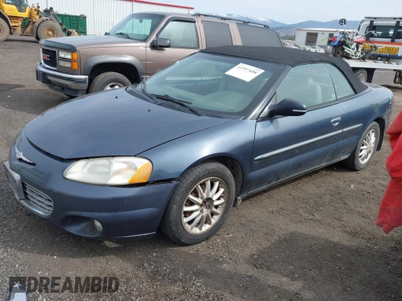 2002 Chrysler Sebring LXi with VIN 1C3EL55R02N173898, listed as a IAAI auction lot 41997688 with 176,870 mi miles and . Bid and sale history available at DreamBid. Image 2.