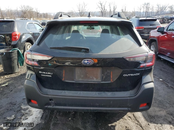 2024 Subaru Outback with VIN 4S4BTAACXR3196826, listed as a Copart auction lot 46057585 with 12,655 mi miles and Salvage Title. Bid and sale history available at carsss.com. Image 6.