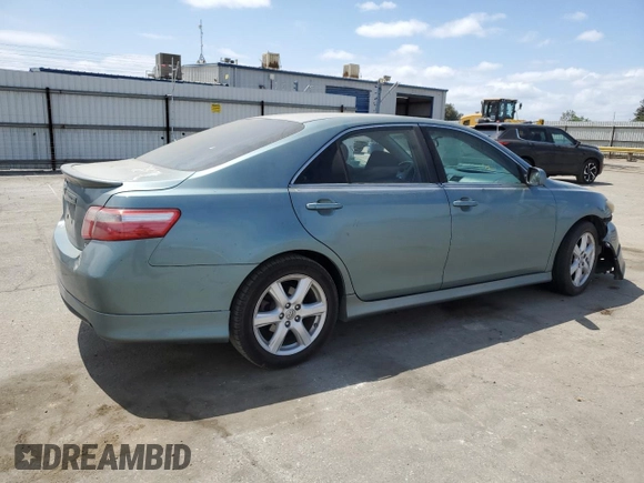 2007 Toyota Camry CE with VIN 4T1BE46K77U573857, listed as a Copart auction lot 54675455 with 213,859 mi miles and Salvage Title. Bid and sale history available at carsss.com. Image 3.