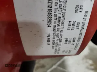 2004 Chevrolet Monte Carlo SS Supercharged z VIN 2G1WZ121849329254, wystawiony jako Copart lot #44712075 z przebiegiem 19 307 mil mil oraz Szkoda całkowita • Salvage title. Historia ofert i sprzedaży dostępna na DreamBid. Obrazek 14.