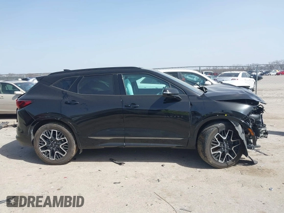2023 Chevrolet Blazer RS with VIN 3GNKBERS7PS102720, listed as a IAAI auction lot 41753235 with 55,024 mi miles and . Bid and sale history available at DreamBid. Image 14.