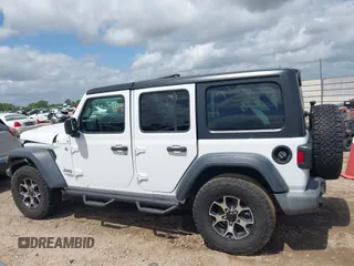 2018 Jeep Wrangler Unlimited Sport S z VIN 1C4HJXDG4JW298647, wystawiony jako IAAI lot #41930817 z przebiegiem 64 761 mil mil oraz . Historia ofert i sprzedaży dostępna na DreamBid. Obrazek 14.