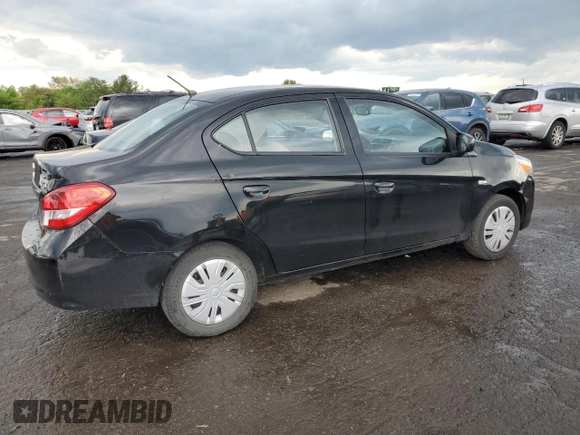 2017 Mitsubishi Mirage ES z VIN ML32F3FJ5HHF18228, wystawiony jako Copart lot #55814975 z przebiegiem 81 565 mil mil oraz Szkody całkowita. Historia ofert i sprzedaży dostępna na DreamBid. Obrazek 3.