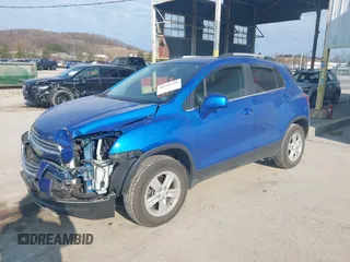 2015 Chevrolet Trax LT with VIN KL7CJRSB3FB195387, listed as a IAAI auction lot 41768768 with 80,312 mi miles and . Bid and sale history available at DreamBid. Image 2.