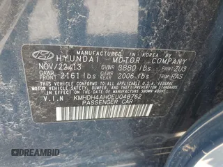 2014 Hyundai Elantra Sport с VIN KMHDH4AH0EU048762, выставлен на аукционе IAAI как лот 42288650 с пробегом 77 646 миль миль и . История ставок и продаж доступна на DreamBid. Изображение 9.