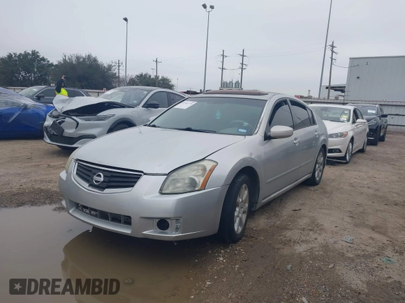 2008 Nissan Maxima 3.5 SL with VIN 1N4BA41E58C802552, listed as a IAAI auction lot 41592779 with 125,519 mi miles. Bid and sale history available at carsss.com. Image 2.
