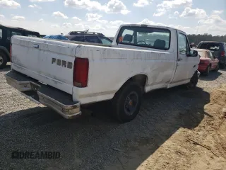 1993 Ford F-150 with VIN 1FTEF15Y5PNA80997, listed as a Copart auction lot 74607124 with 195,452 mi miles and Salvage Title. Bid and sale history available at carsss.com. Image 3.