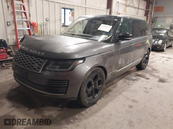 2019 Land Rover Range Rover with VIN SALGS5REXKA538389, listed as a IAAI auction lot 41709427 with 66,016 mi miles. Bid and sale history available at carsss.com. Image 2.