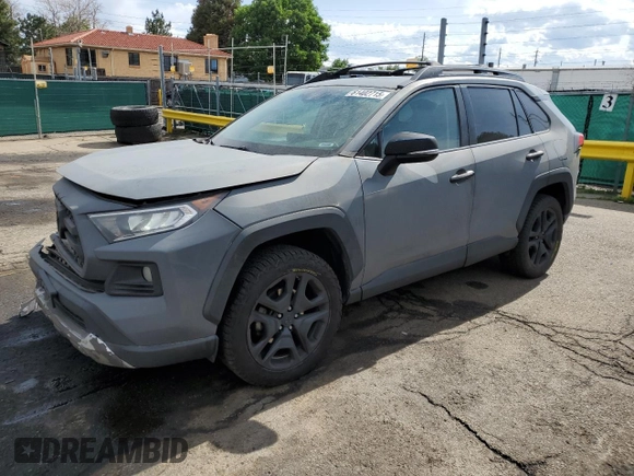 2019 Toyota RAV4 Adventure with VIN 2T3J1RFV1KW032138, listed as a Copart auction lot 61402715 with 140,355 mi miles and Salvage title. Bid and sale history available at DreamBid. Image 1.