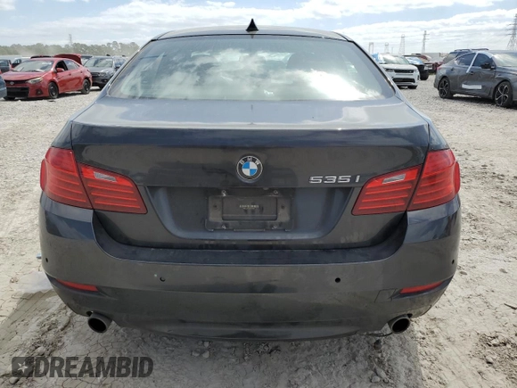 2016 BMW 5 Series 535i with VIN WBA5B1C5XGG128970, listed as a Copart auction lot 52917445 with 215,185 mi miles and Salvage Title. Bid and sale history available at DreamBid. Image 6.