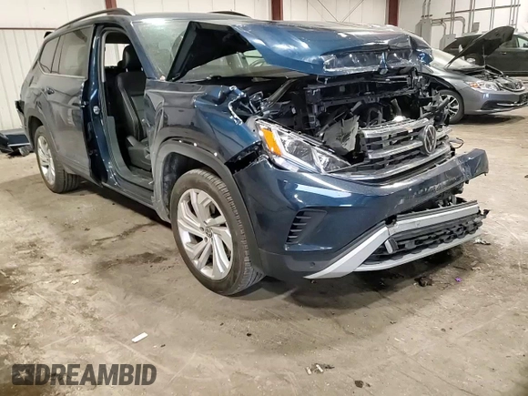 2023 Volkswagen Atlas SE with VIN 1V2KP2CA0PC546924, listed as a Copart auction lot 77533534 with 47,127 mi miles and Salvage title. Bid and sale history available at DreamBid. Image 15.