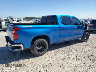 2024 Chevrolet Silverado 1500 LT with VIN 1GCUDDE80RZ156124, listed as a Copart auction lot 45757965 with 49,616 mi miles and Salvage Title. Bid and sale history available at carsss.com. Image 3.