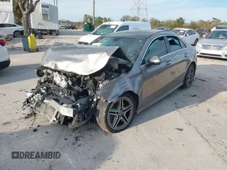 2019 Mercedes-Benz A 220 with VIN WDD3G4EB1KW036022, listed as a IAAI auction lot 42077055 with 98,060 mi miles and . Bid and sale history available at DreamBid. Image 2.