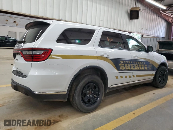 2023 Dodge Durango Pursuit z VIN 1C4SDJFT4PC590782, wystawiony jako Copart lot #69877884 z przebiegiem Nie podano mil oraz Szkoda całkowita • Salvage title. Historia ofert i sprzedaży dostępna na DreamBid. Obrazek 3.