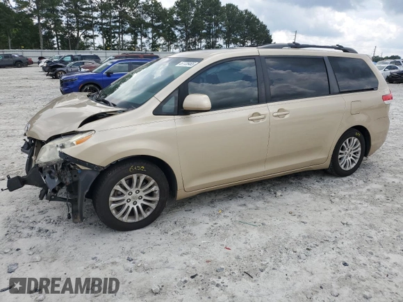 2011 Toyota Sienna XLE AAS с VIN 5TDYK3DC8BS106182, выставлен на аукционе Copart как лот 57728465 с пробегом 168 468 миль миль и Списание • Salvage title. История ставок и продаж доступна на DreamBid. Изображение 1.