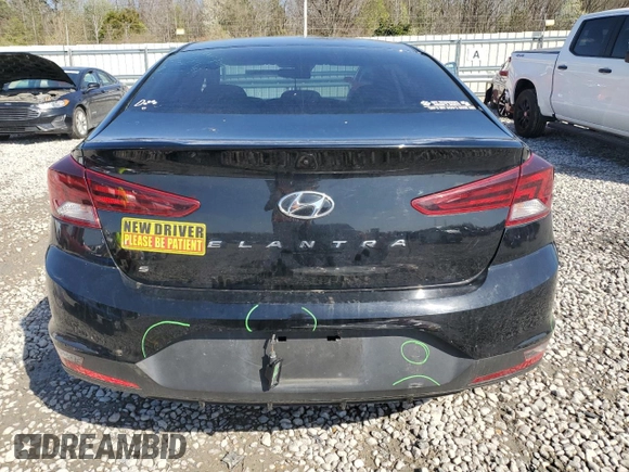 2020 Hyundai Elantra SE with VIN KMHD74LF7LU939644, listed as a Copart auction lot 49001895 with 91,528 mi miles and Salvage Title. Bid and sale history available at carsss.com. Image 6.