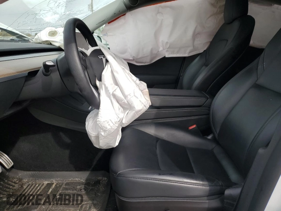 2022 Tesla Model Y Performance with VIN 7SAYGDEF9NF564566, listed as a Copart auction lot 53799715 with 38,963 mi miles and Salvage title. Bid and sale history available at DreamBid. Image 7.