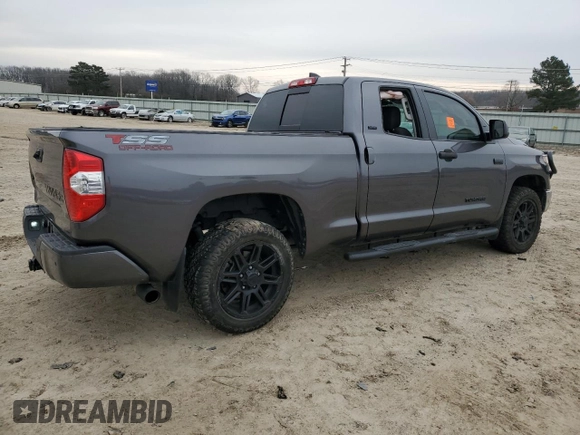 2021 Toyota Tundra SR with VIN 5TFUY5F18MX012725, listed as a Copart auction lot 52550205 with 54,727 mi miles and Salvage title. Bid and sale history available at DreamBid. Image 3.