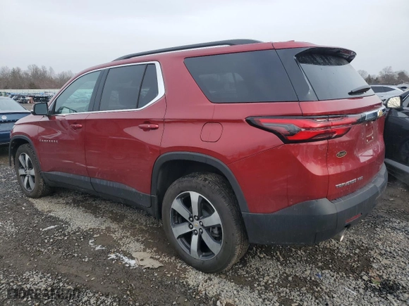 2023 Chevrolet Traverse LT Leather with VIN 1GNEVHKW2PJ249628, listed as a Copart auction lot 43569725 with 12,597 mi miles and Salvage Title. Bid and sale history available at carsss.com. Image 2.