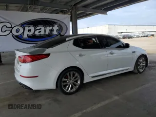 2015 Kia Optima SXL Turbo with VIN 5XXGR4A60FG393083, listed as a Copart auction lot 53338165 with Not Provided miles and Salvage Title. Bid and sale history available at DreamBid. Image 3.